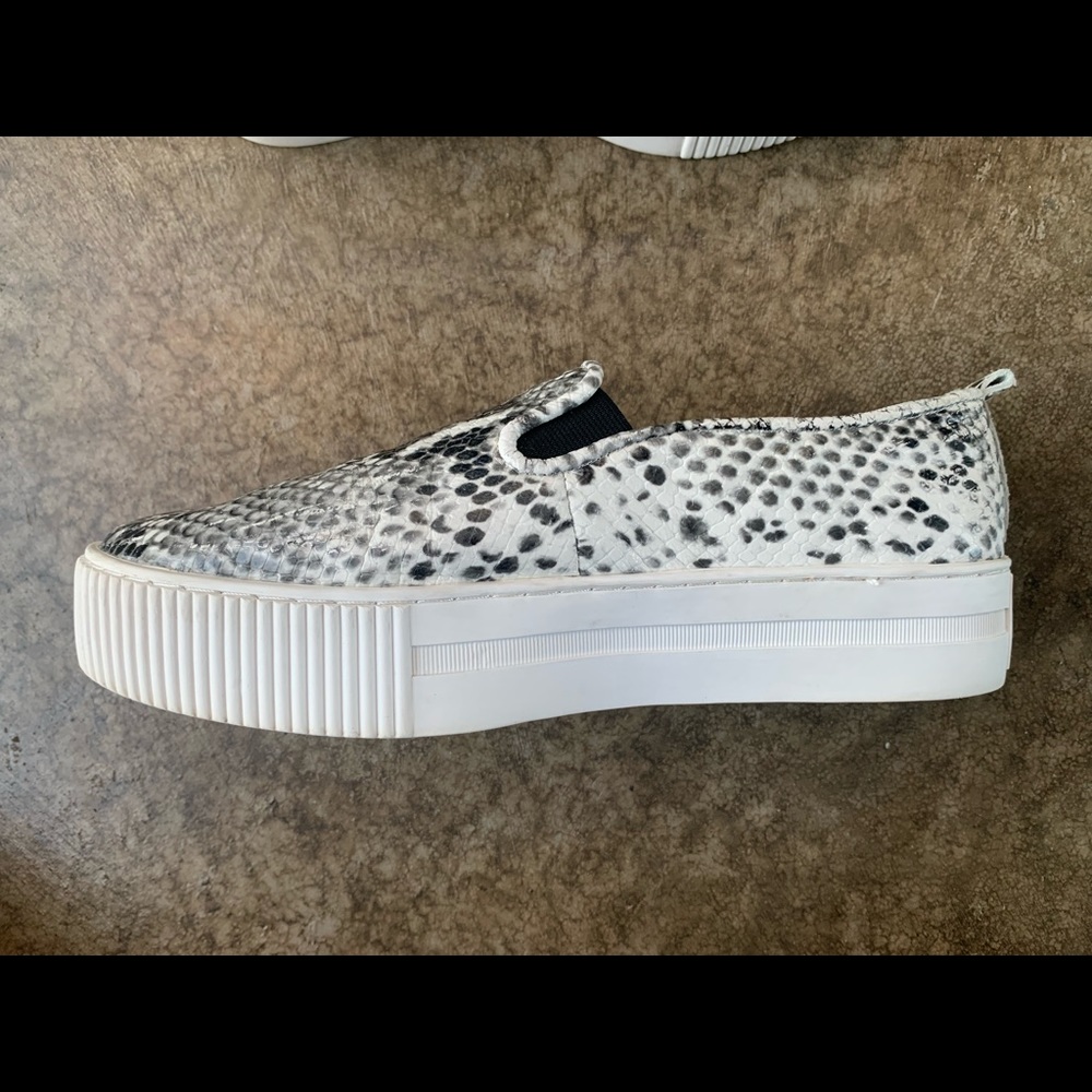 Halogen Python Printed Leather Shoes - image 7